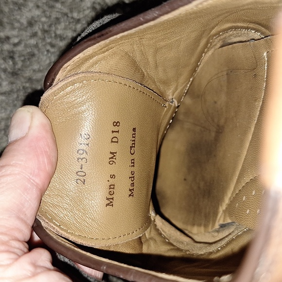 Johnston & Murphy "Hollis" cap toe oxford leather lace up dress shoes - 9M - Picture 8 of 10